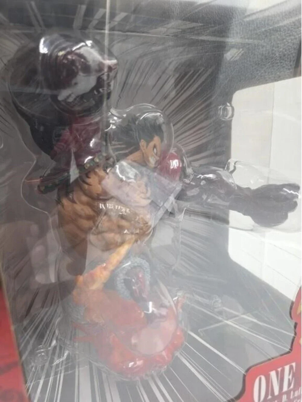 BANPRESTO One Piece Monkey D Luffy Gear 4 Kong Gun Crimson 9.5